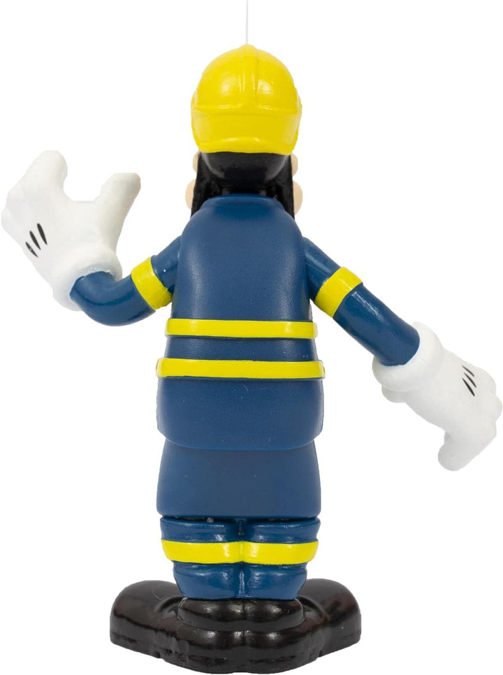 Mickey, 2 Figuren mit Gelenken, 7,5 cm, mit Zubehör, Feuerwehr Spielzeug für Kinder ab 3 Jahren, McC