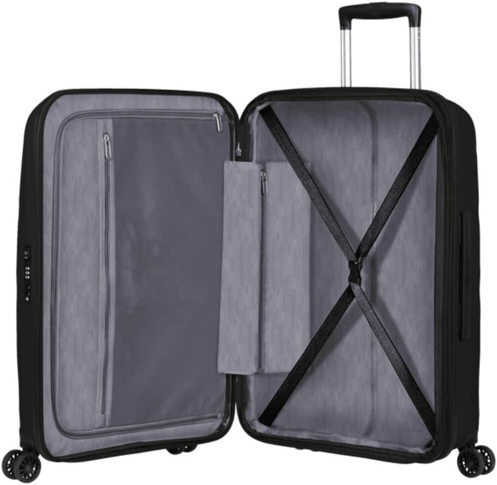 American Tourister Spinner EXP TSA Bon Air DLX Black 66, Unisex, Erwachsene, schwarz, 66, Koffer