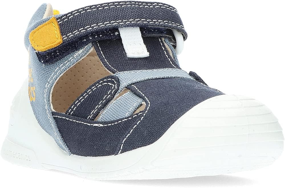 Biomecanics Jungen 232187 Sandale 19 EU Marineblau Pique, 19 EU Marineblau Pique