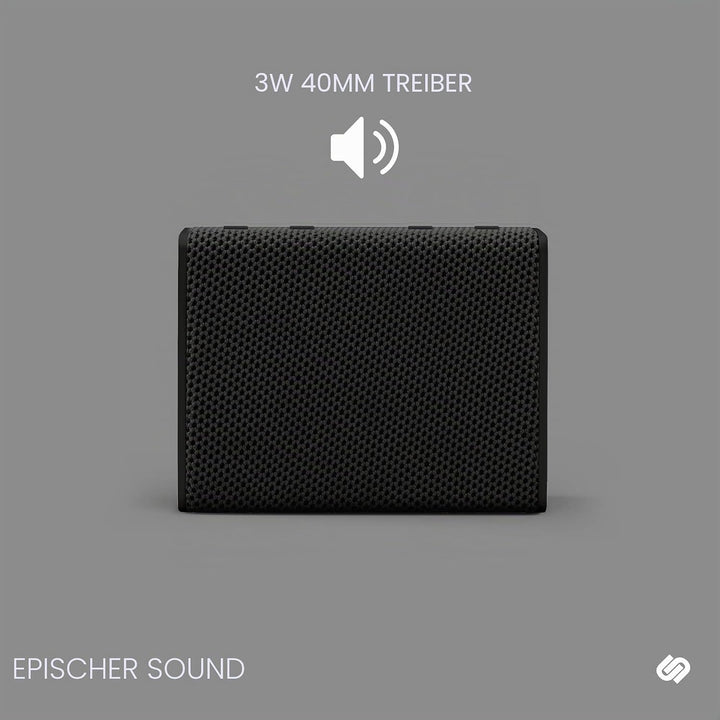 Urbanista Sydney Kabelloser Taschenlautsprecher Bluetooth 5.0, 5 Stunden Spielzeit, spritzwassergesc