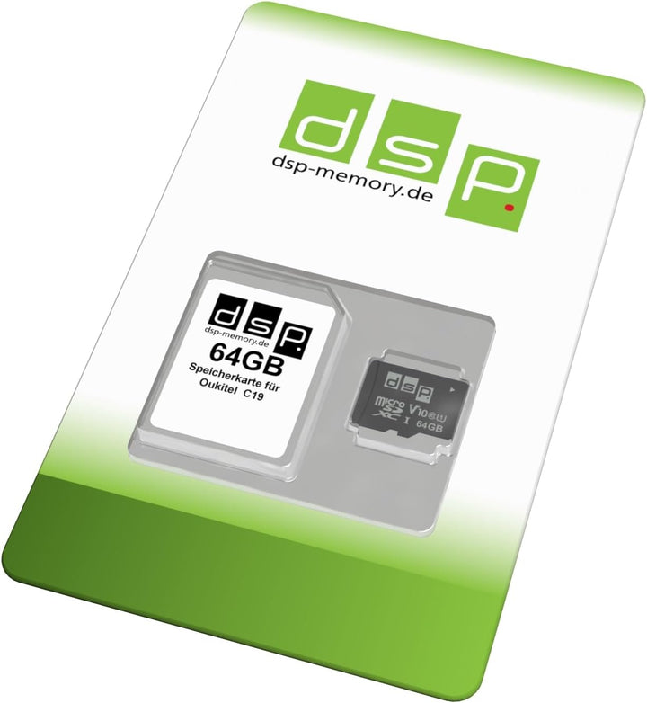 64GB microSDXC Speicherkarte (Class 10) für Oukitel C19