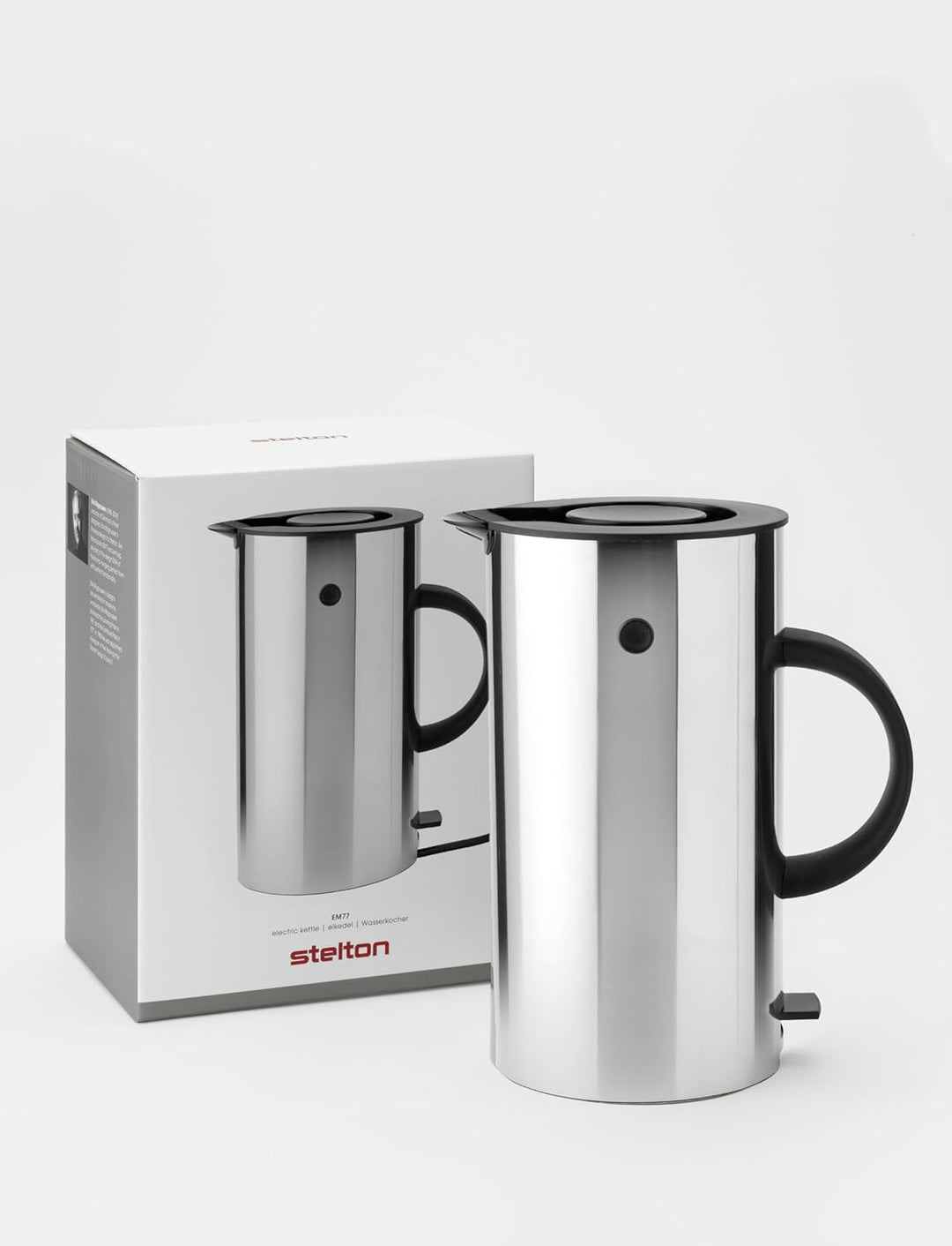 Stelton Wasserkocher EM77 - Elektrischer Kocher, Wasserkessel, Teekanne - Schnell kochend, niedriger