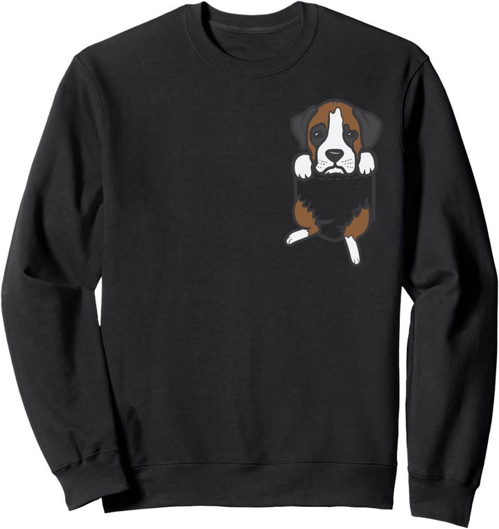 Pocket Boxer Feet Animal Pet Dog Lover Owner Men Women Gift Sweatshirt