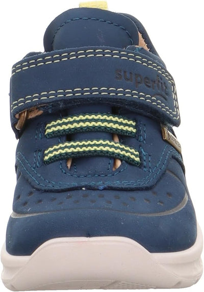 Superfit Jungen Breeze Gore-tex Lauflernschuh 20 EU Weit Blau Gelb 8030, 20 EU Weit Blau Gelb 8030