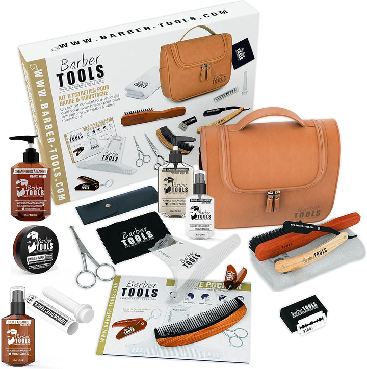 ✮ BARBER TOOLS ✮ Kit/Bartpflege set/Bart-set/Bart und Rasur | Kosmetik Made in