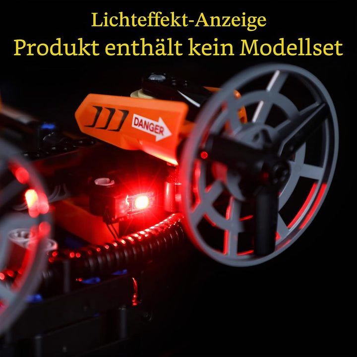 GEAMENT Licht-Set Kompatibel mit Lego Luftkissenboot für Rettungseinsätze (Rescue Hovercraft) - Bele