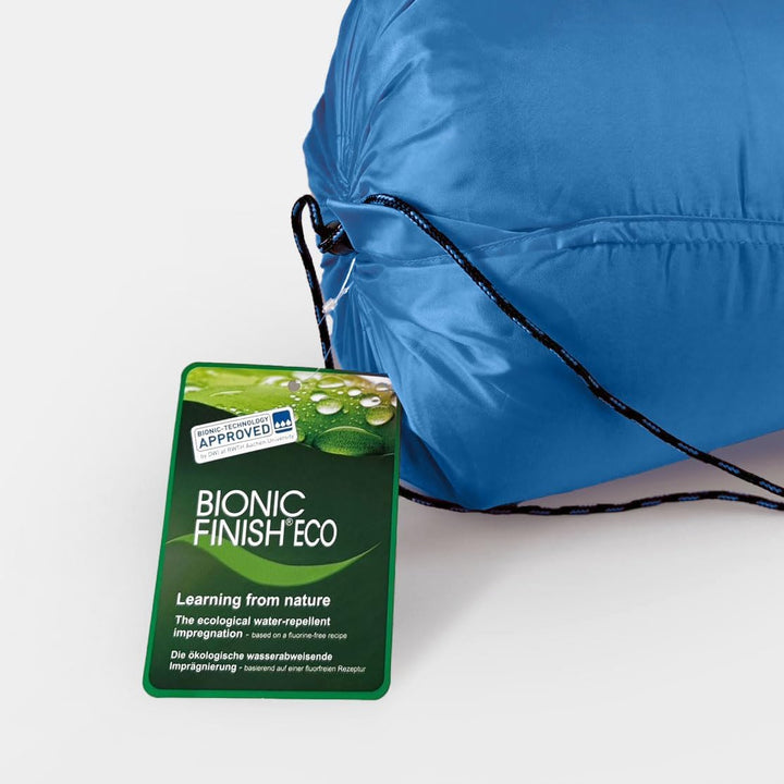 outdoorer Kinderschlafsack Dream Express - Deckenschlafsack für Kinder, mit Baumwolle gefüttert Blau