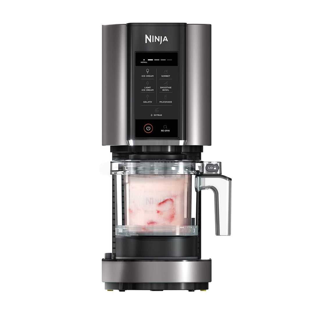 Ninja CREAMi Eismaschine & Dessertmaschine mit 2 Behältern, 7 Programmen, Herstellung von Eis, Gelat