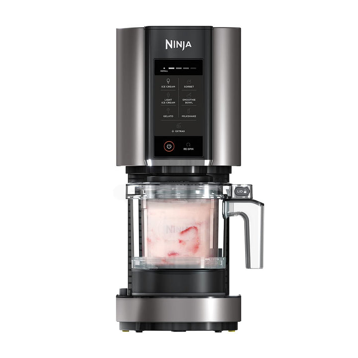 Ninja CREAMi Eismaschine & Dessertmaschine mit 2 Behältern, 7 Programmen, Herstellung von Eis, Gelat