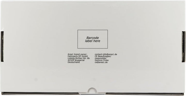 Area1 Universal Motorrad Rückspiegel Paar e-geprüft 2x M10 Rechtsgewinde + Linksgewindeadapter, pass