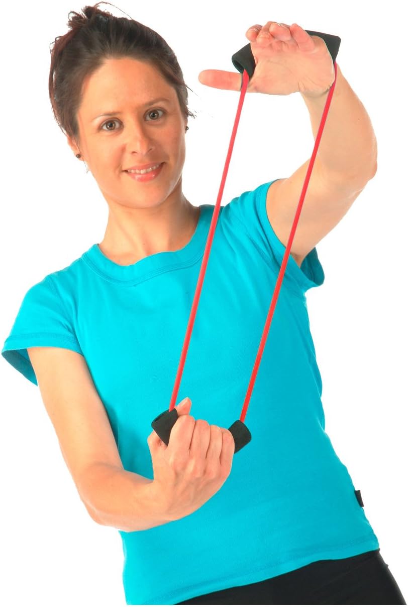 Fitness Ring, 10er Set stark - rot, stark - rot