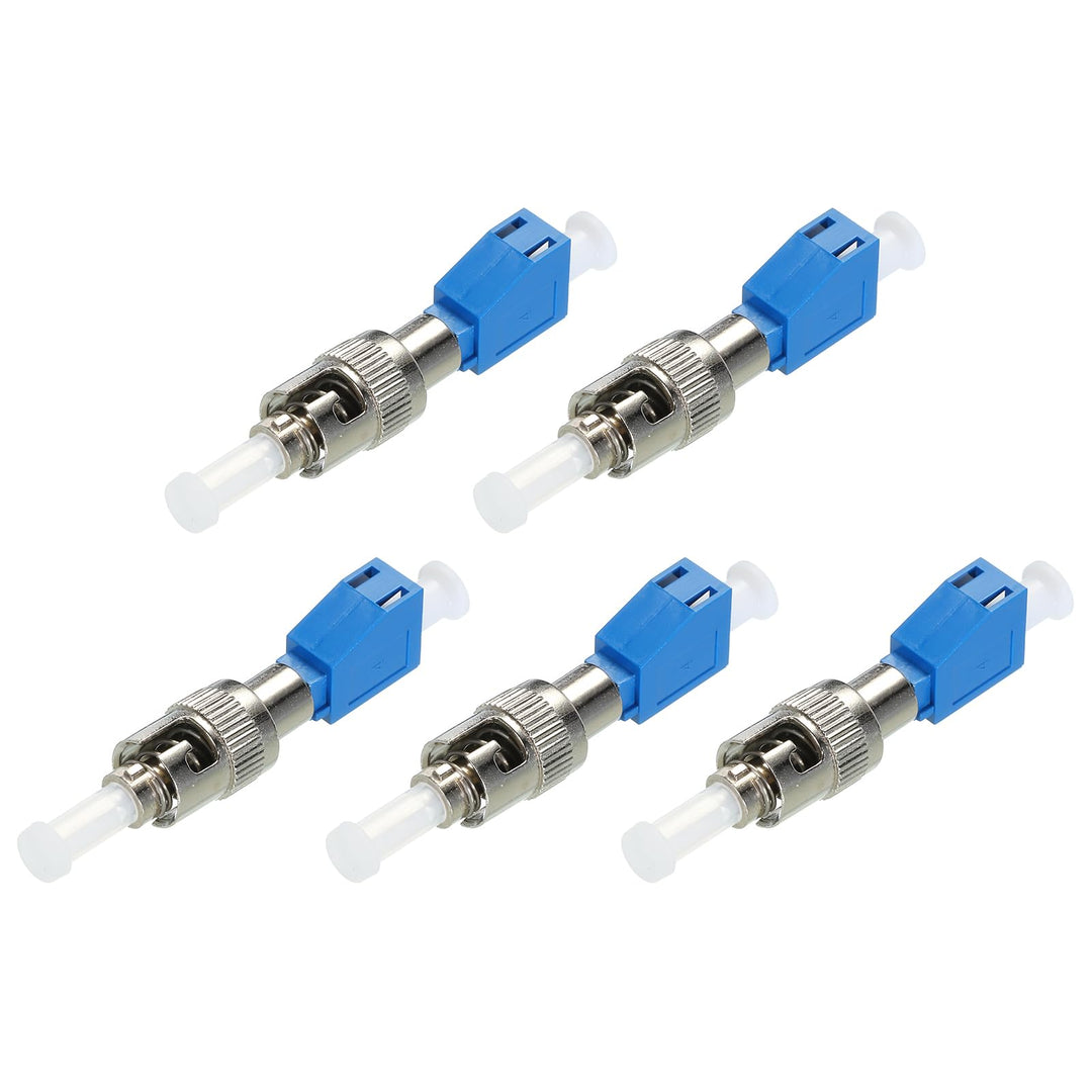 QUARKZMAN 2 Stück Glasfaser Adapter ST Stecker-LC Weiblich Einzeln Modus Einfacher Adapter ST-LC UPC