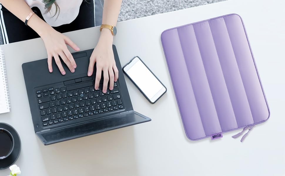 TECOOL 13,3 Zoll Laptop Tasche Hülle für MacBook Air 13 13.6 M4 M3 M2 2025 2024 2022-2010, MacBook P