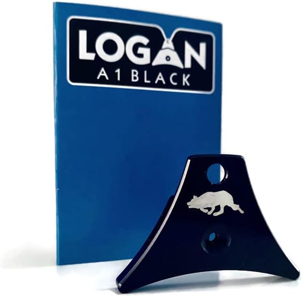 Logan A1 Black and Leather Lanyard