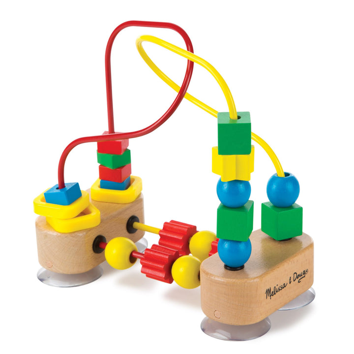 Melissa, Doug First Bead Maze , Developmental Toy , Motor Skills , 3+ , Multicolor, 19.685 cm H x 9.
