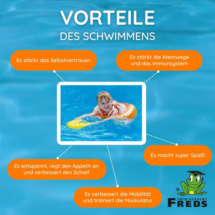 FREDS SWIM ACADEMY - Sets STR Orange + Pumpe, STR Orange + Pumpe