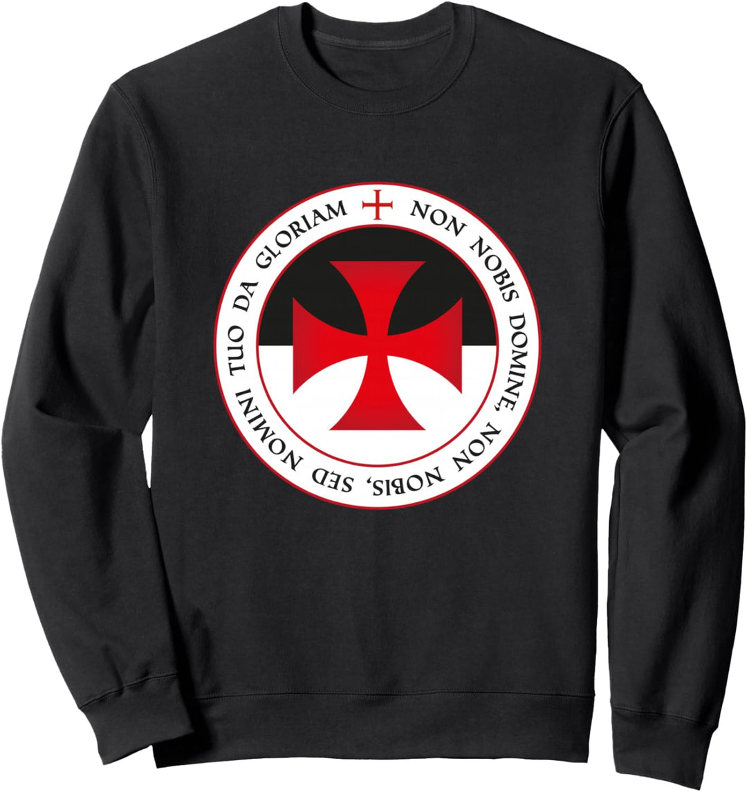 Tempelritter Motto Templer Kreuz und Siegel Geschenk Ritter Sweatshirt