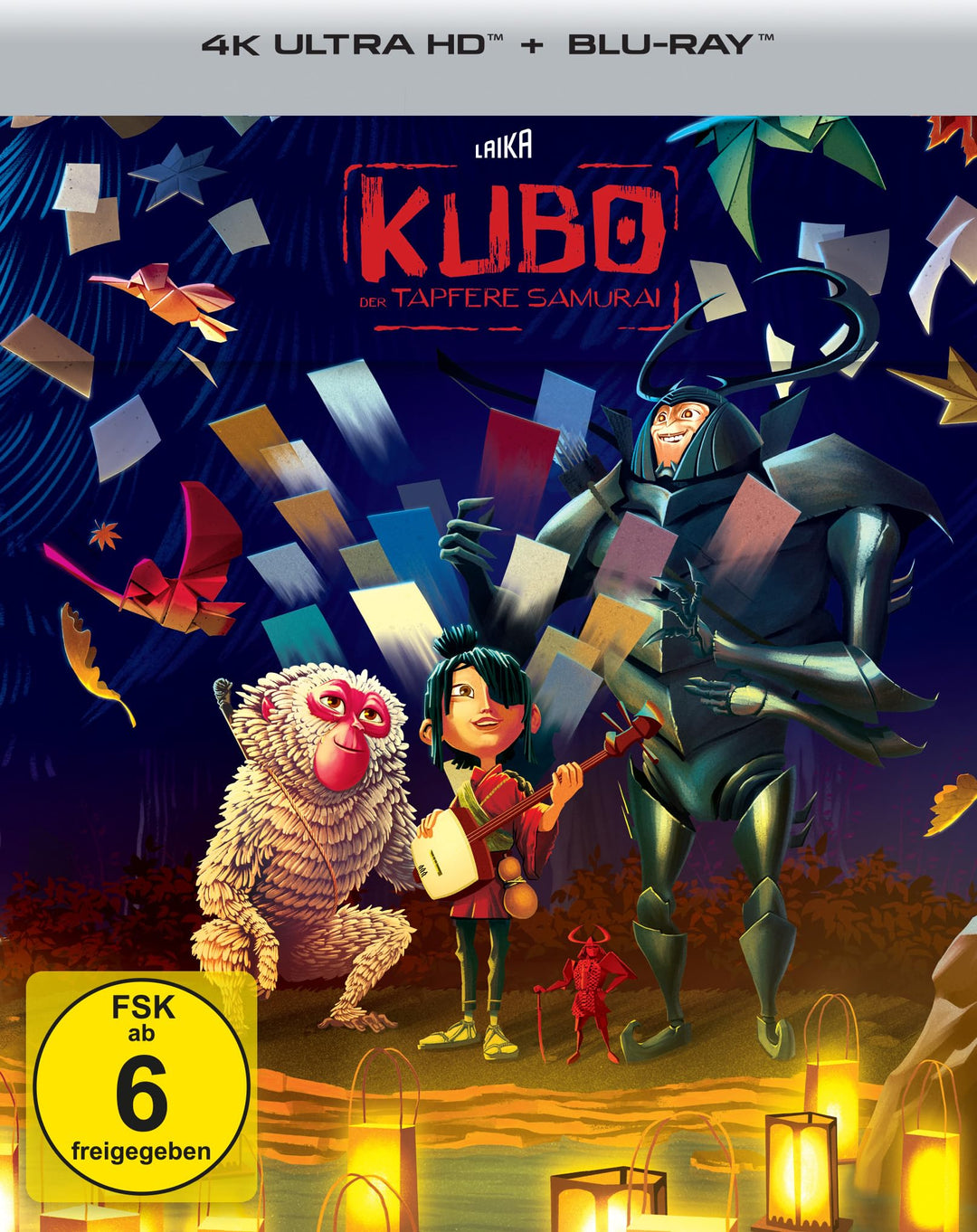 Kubo – Der tapfere Samurai (Steelbook, 4K-UHD+Blu-ray), 4K