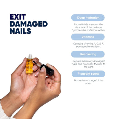 Herome Combi-Pack Ende Extrem Beschädigte Nägel Nagelpflege Nagelöl & Nagelhärter Extra Stark (Exit