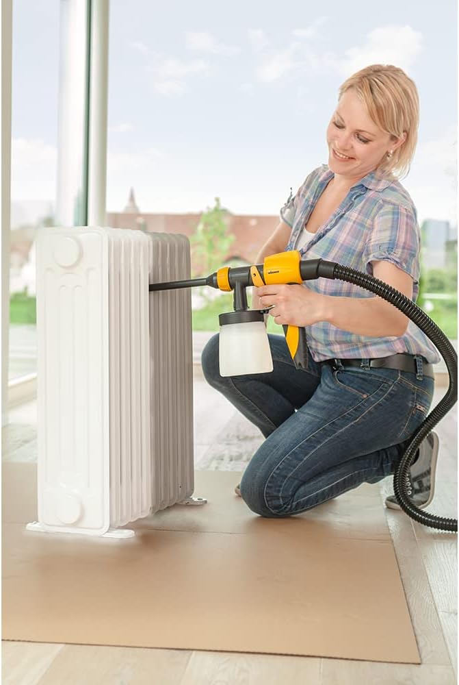 WAGNER Sprühaufsatz Wood & Metal Extra Corner & Reach für Heizkörper und Schrankecken, Behälter 600