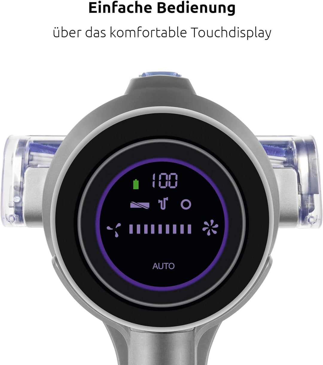 TechniSat VIOLA VC6 – kabelloser Staubsauger (Akku, bis zu 60 min, Saugleistung 25000Pa, Bürstenlose