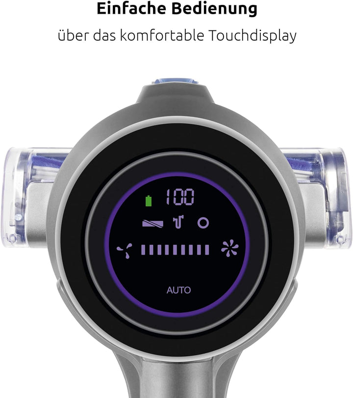 TechniSat VIOLA VC6 – kabelloser Staubsauger (Akku, bis zu 60 min, Saugleistung 25000Pa, Bürstenlose