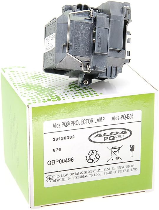 Alda PQ-Premium, Beamerlampe/Ersatzlampe für EPSON EH-DM3 Projektoren, Lampe mit Gehäuse