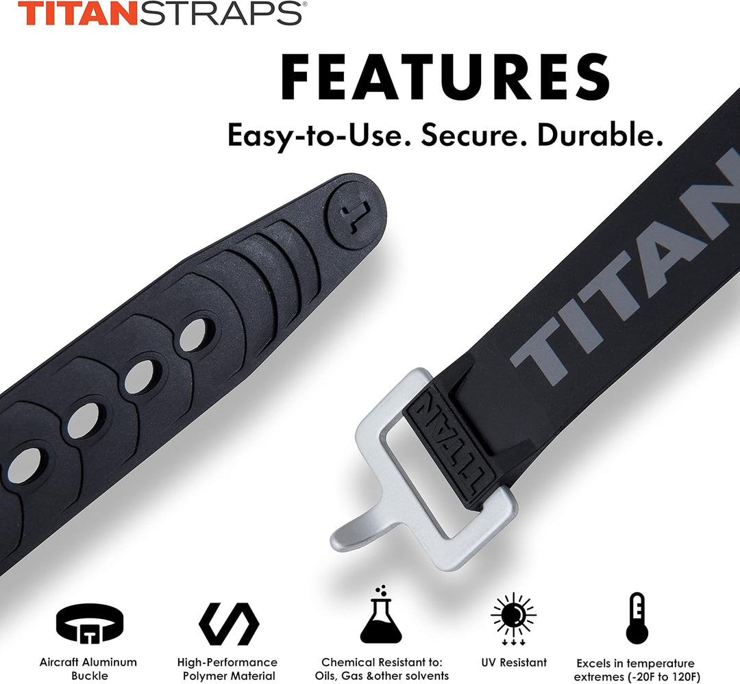 TitanStraps Industrial Straps Strong & Simple Spanngurte für den BAU (Schweisser, Heimwerker) und Er
