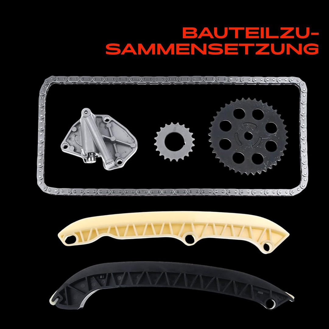 Steuerkettensatz Steuerkette für Ibiza III 6L1 Fabia I 6Y2 6Y5 6Y3 Fabia II 542 545 Fox 5Z1 5Z3 Polo