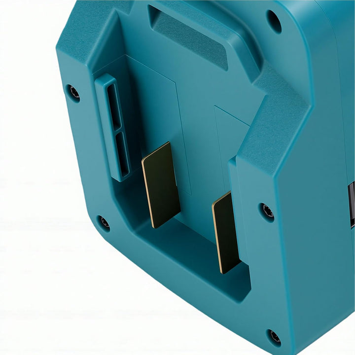 Tragbarer Kabelloser Baustellenventilator, Passend für PARKSIDE 20 V, Bürstenloser Motor, USB A und