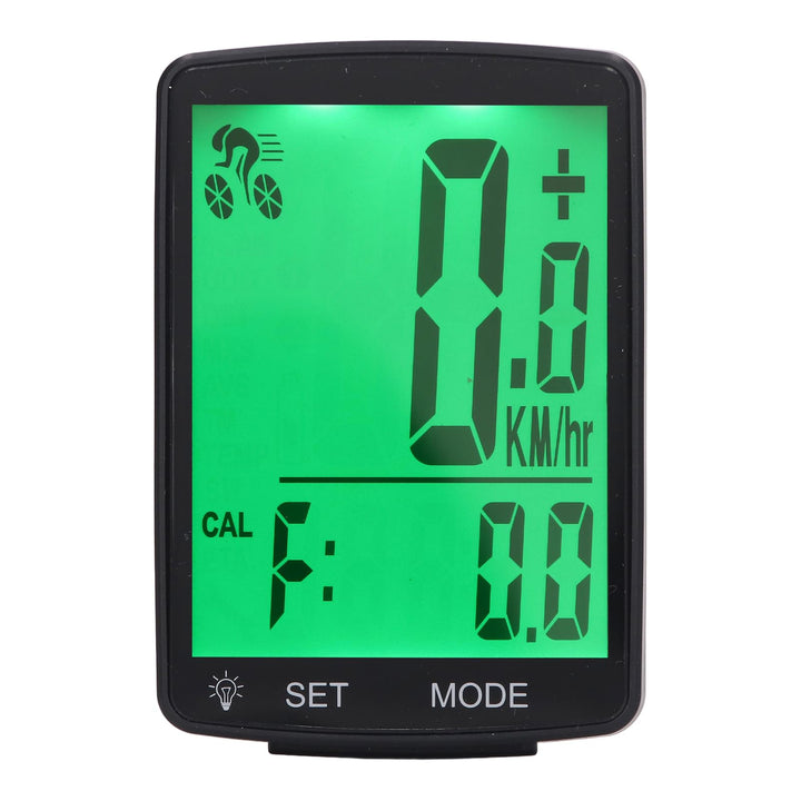 Fahrradcomputer, 2,8-Zoll-LCD-Display mit Hintergrundbeleuchtung, Kabelloser Fahrrad-Tachometer, Kil