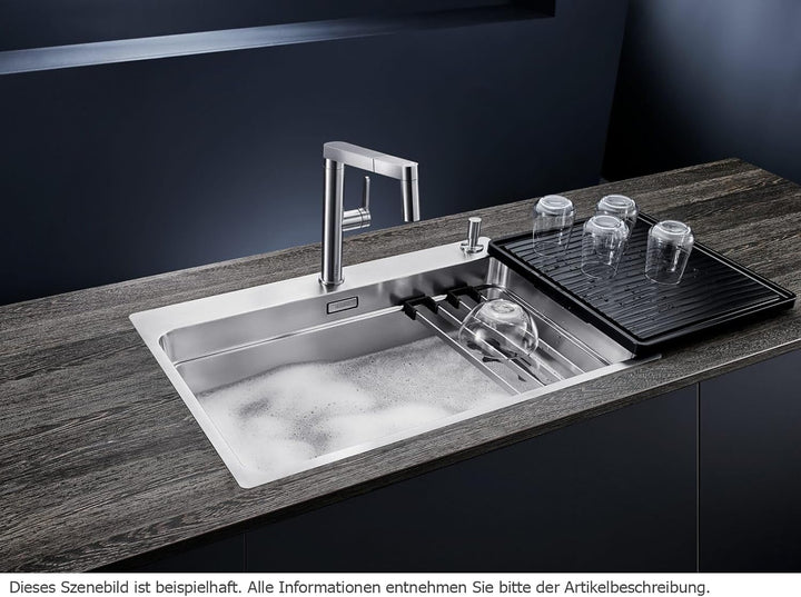 BLANCO ETAGON 700-IF/A | Edelstahl | Einbauart: Einbau von Oben &amp; Flächenbündig | mit Ablauffernbedi