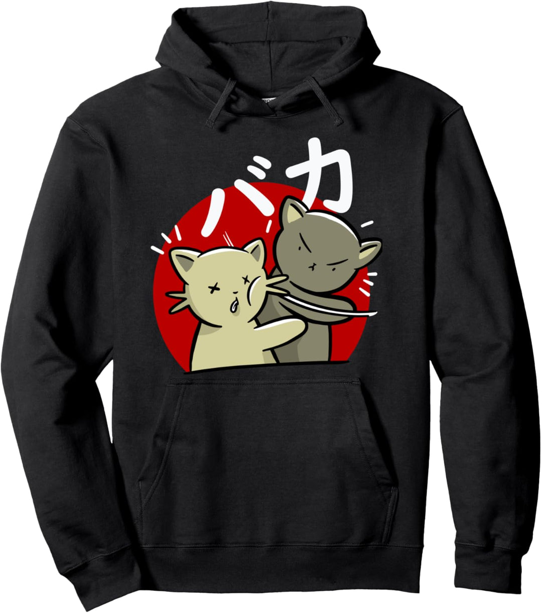 Kawaii Hase Hasen Ohrfeigen für Otakus Anime lustig Japan Pullover Hoodie