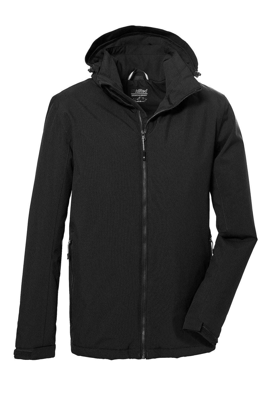 Killtec Herren Kow 22 Mn Jckt Funktionsjacke/Outdoorjacke mit abzippbarer Kapuze M Schwarz, M Schwar