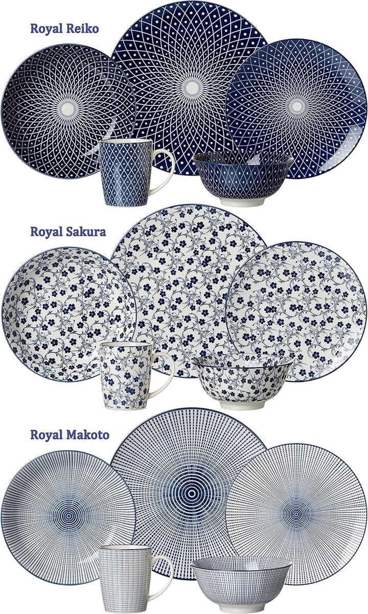Ritzenhoff &amp; Breker Kuchen- und Frühstücksteller-Set Royal Sakura, 4-teilig, 21,5 cm Durchmesser, Po