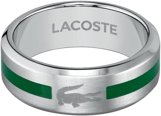 Lacoste ring für Herren Kollektion LACOSTE BASELINE 62 Silver, 62 Silver