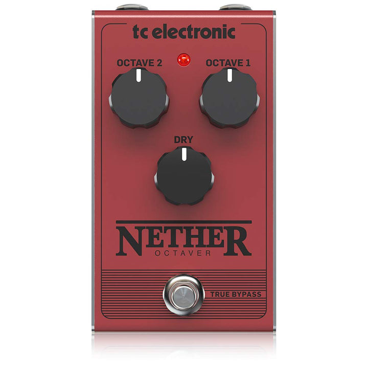 TC Electronic NETHER OCTAVER Klassisches vollanaloges Oktavpedal mit 1 oder 2 Oktaven unter dem Orig