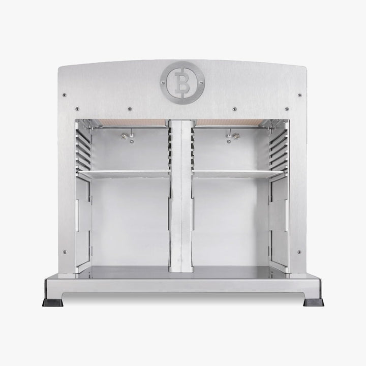 Beefer TwinPro mit herausnehmbarer Trennwand für doppelten GarraumI 800° Oberhitzegrill I Vollständi
