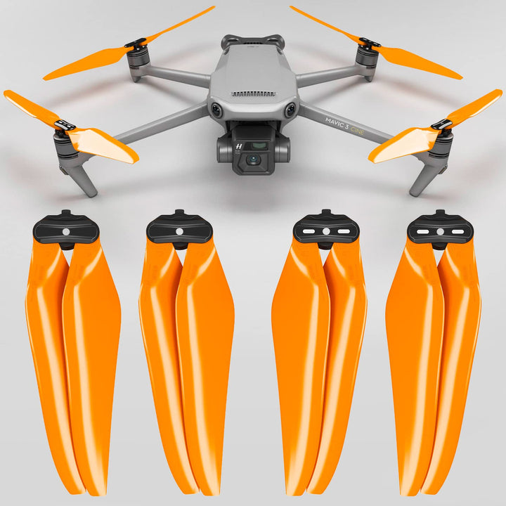 Master Airscrew Stealth Propeller kompatibel mit DJI Mavic 3 - Orange, 4 Stück, Orange