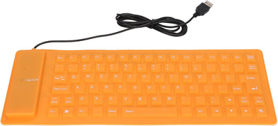Annadue Leise Klappbare Gaming Tastatur, 85 Tasten Kabelgebundene USB Tastatur, Wasser und Staubabwe