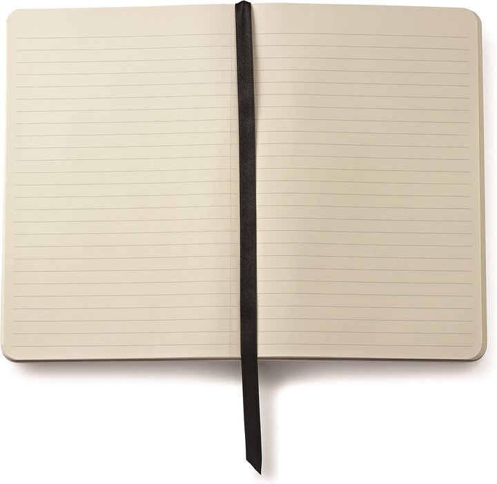 Cross Calais Kugelschreiber (Drehmechanik, mit schwarzem Journal Notizbuch als Geschenkset) Satin-Ch