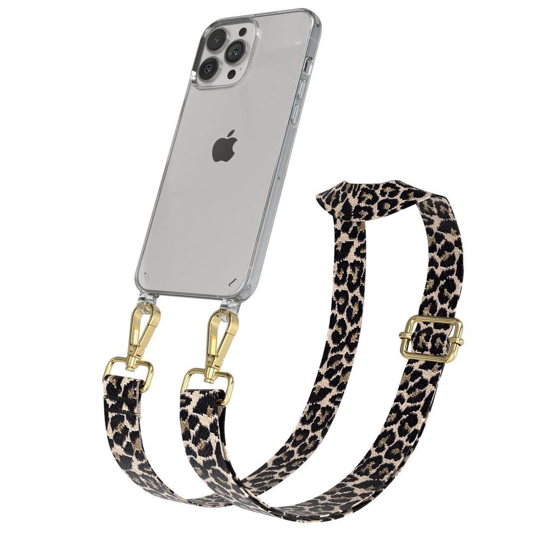EAZY CASE Handykette - Verstellbares Taschenband kompatibel mit iPhone 13 Pro Max, Schulterriemen, H