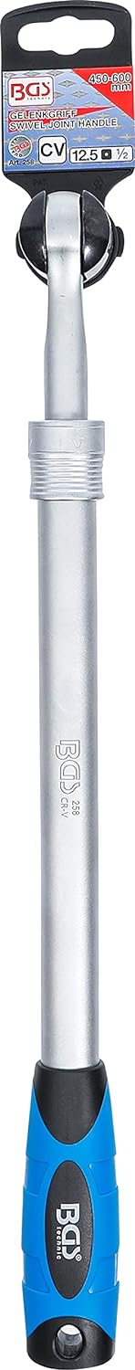 BGS 258 | Gelenkgriff | ausziehbar | 12 |5 mm (1/2") | 450 - 600 mm | Teleskop | Steck-Drehgriff | S