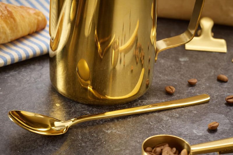 ECHTWERK Kaffeezubehör-Set, 23-tlg, Milchschaumkännchen 350 ml, Kakaostreuer, 4x Espresso-, 4x Cappu