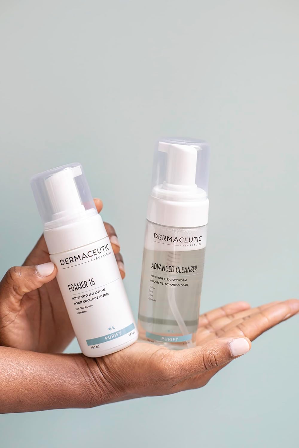 Dermaceutic Foamer 15 – sanfter schäumender Reiniger – aufhellende Gesichtswäsche – Peeling-Reiniger