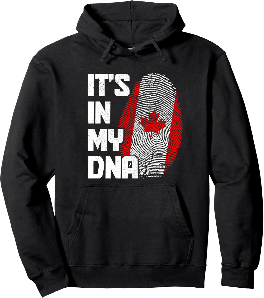 Kanada It's In My DNA Kanadische Flagge Pride Roots Pullover Hoodie