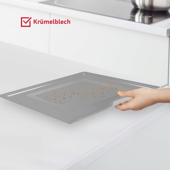 ICQN Minibackofen 20L, Pizza-Backofen, Ober-/Unterhitze mit Umluft-Funktion, 5 Grill-Funktion, 90 Mi