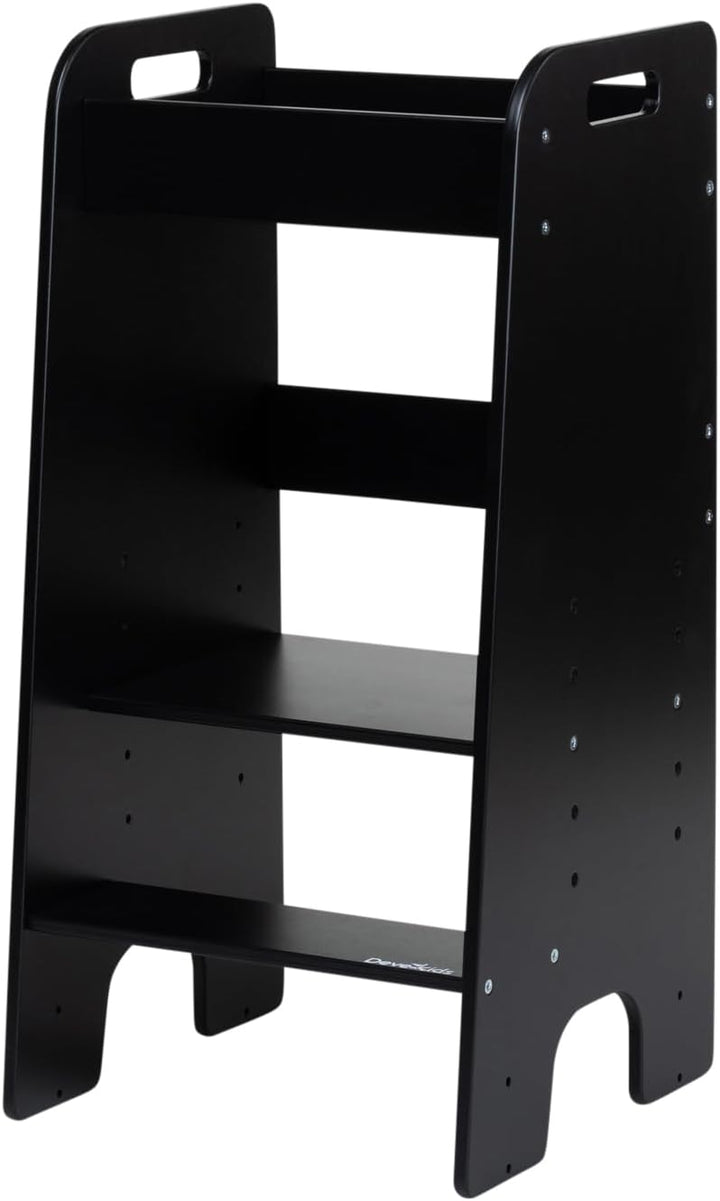 Lernturm ab 1 Jahr, höhenverstellbar mit 5 Ebenen, belastbar bis 110kg - Montessori Learning Tower (