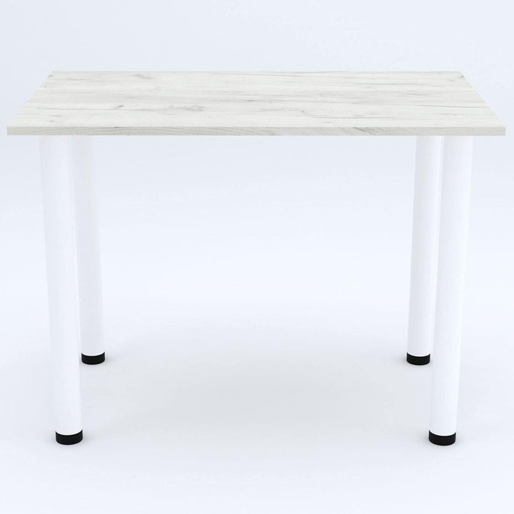 AKKE 60x40 | Esszimmertisch - Esstisch - Tisch mit weissen Beinen - Küchentisch - Bürotisch | White