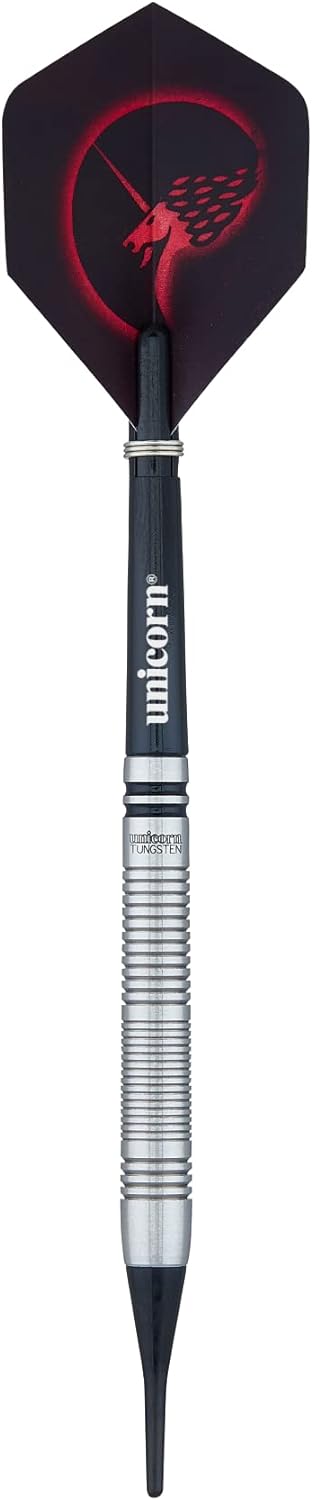 Unicorn Dart-Set mit weicher Spitze, Wolfram-Barrels | 17 g, 18 g, 19 g oder 20 g Stil 2 20 g, Stil